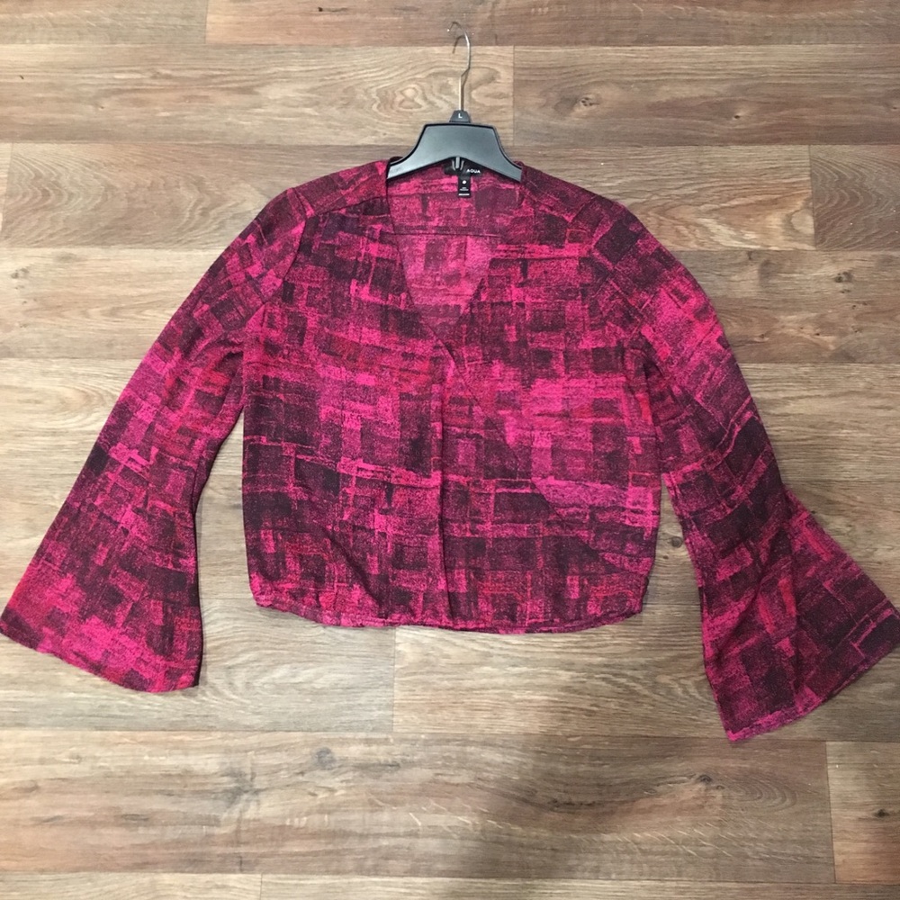 *Aqua* Flowing Blouse